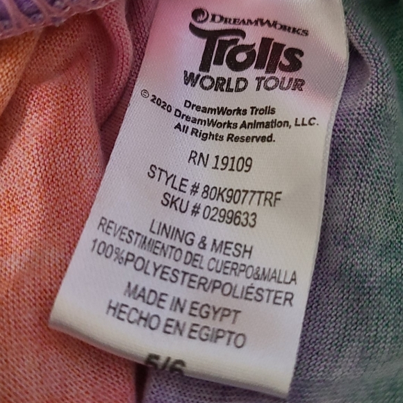 TROLLS WORLD TOUR OUTFIT - Picture 7 of 8